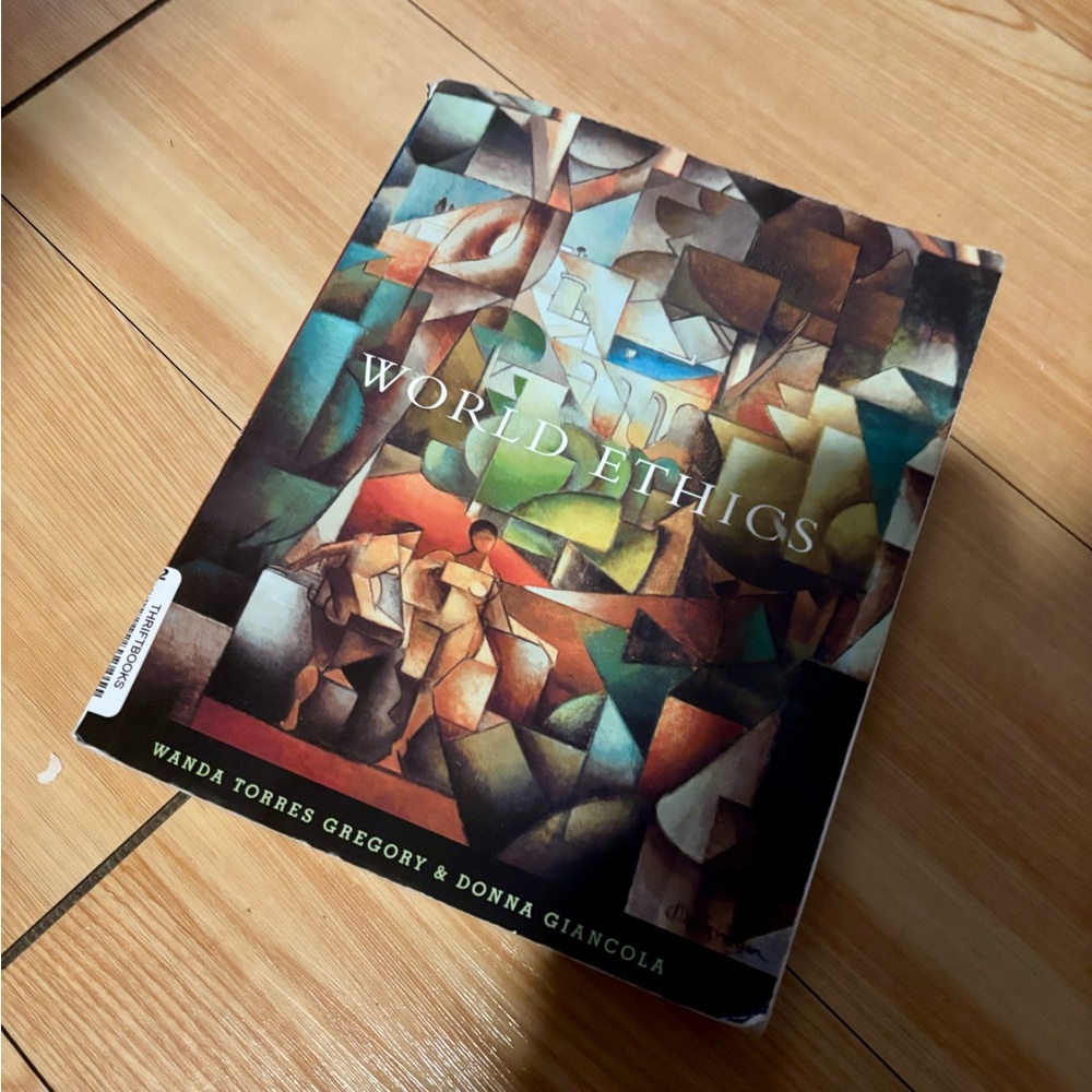 World Ethics Book with Abstract Cover